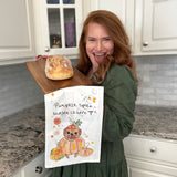 Pumpkin Spice Season Tea Towel – Autumn Favorite Gift – Avery's Home