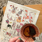 Dogs in Costumes Tea Towel – Halloween Pet Parade – Avery's Home