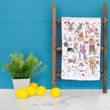 Dogs in Costumes Tea Towel – Halloween Pet Parade – Avery's Home