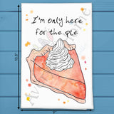 Pumpkin Pie Tea Towel – Dessert Humor Decor – Avery's Home