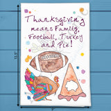 Family & Football Tea Towel – Game Day Decor – Avery's Home