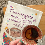Family & Football Tea Towel – Game Day Decor – Avery's Home