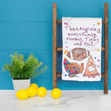 Family & Football Tea Towel – Game Day Decor – Avery's Home