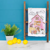 Fall Barn & Animals Tea Towel – Autumn Country Decor – Avery's Home