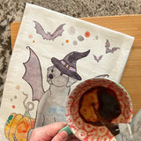 Bat Dog Costume Tea Towel – Halloween Pup Parade – Avery's Home