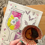 Here for the Boos Tea Towel – Halloween Cocktail Humor – Avery's Home