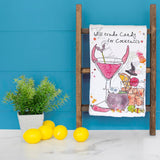 Will Trade Candy for Cocktails Tea Towel – Party Decor – Avery's Home