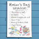 Mother’s Day Wishlist Tea Towel – Funny Mom Gift – Avery's Home