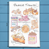 Peanut Snack Tea Towel – Southern Kitchen Decor – Avery's Home
