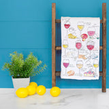Wine & Cheese Pairing Tea Towel – Gourmet Host Gift – Avery's Home