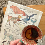 Arctic Wildlife Tea Towel – Northern Nature Decor – Avery's Home