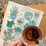 Succulent Collection Tea Towel – Plant Lover Gift – Avery's Home