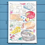 Cheese Lover Tea Towel – Entertaining Decor – Avery's Home