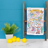 USA Map Tea Towel – State Travel Souvenir – Avery's Home