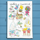 Wedding Checklist Tea Towel – Funny Bridal Planning Gift – Avery's Home