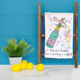 Pop the Bubbly Hubby Tea Towel – Engagement Celebration – Avery's Home