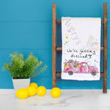 We're Getting Hitched Tea Towel – Rustic Wedding Decor – Avery's Home