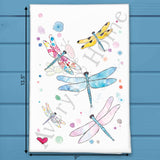 Dragonfly Garden Tea Towel – Nature-Inspired Decor – Avery's Home