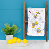 Garden Bees Tea Towel – Pollinator Decor Gift – Avery's Home