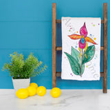 Colorful Flower Tea Towel – Bold Garden Accent – Avery's Home