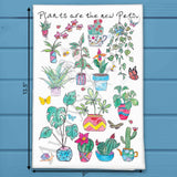 Plants Are the New Pets Tea Towel – Funny Plant Parent Gift – Avery's Home