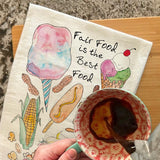 Fair Food Tea Towel – Festival Favorite Decor – Avery's Home