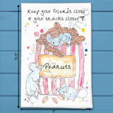 Snack Shelf Tea Towel – Funny Kitchen Humor – Avery's Home
