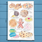 Favorite Cookies Tea Towel – Baked Treat Decor – Avery's Home