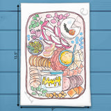 Charcuterie Board Tea Towel – Gourmet Entertaining Decor – Avery's Home