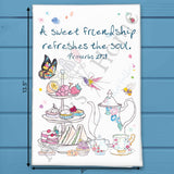 Friendship Refreshes the Soul Tea Towel – Faithful Gift – Avery's Home