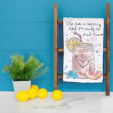 Iced Tea Weather Tea Towel – Summer Porch Decor – Avery's Home