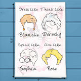 Golden Girls Tea Towel – 80s Sitcom Fan Decor – Avery's Home