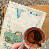 Book Haul Tea Towel – Custom Literary Decor – Avery's Home