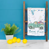 Book Haul Tea Towel – Custom Literary Decor – Avery's Home