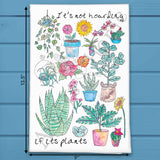 Plant Hoarder Tea Towel – Funny Green Thumb Gift – Avery's Home