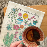 Plant Hoarder Tea Towel – Funny Green Thumb Gift – Avery's Home