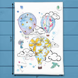 Hot Air Balloon Tea Towel – Inspirational Custom Decor – Avery's Home