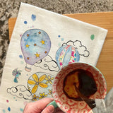 Hot Air Balloon Tea Towel – Inspirational Custom Decor – Avery's Home