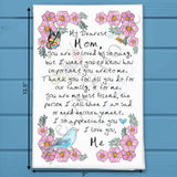 Letter to My Mom Tea Towel – Mother's Day Gift – Avery's Home