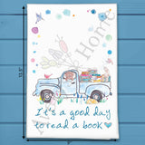 Good Day to Read Tea Towel – Bookish Gift Decor – Avery's Home