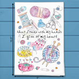 Handmade Love Language Tea Towel – Maker Gift – Avery's Home