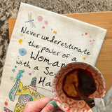 Strong Women Yarn Tea Towel – Fiber Arts Decor – Avery's Home