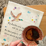 Ducks in a Row Tea Towel – Funny Life Humor – Avery's Home