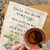 Bacon & Eggs Tea Towel – Breakfast Humor – Avery's Home