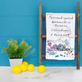Desserts Spelled Backwards Tea Towel – Sweet Truth Humor – Avery's Home