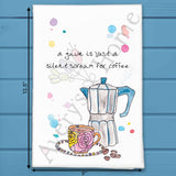 Need Coffee Tea Towel – Morning Humor Decor – Avery's Home