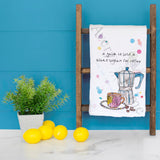 Need Coffee Tea Towel – Morning Humor Decor – Avery's Home