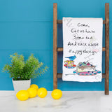 Let Us Have Tea Tea Towel – Garden Gathering Decor – Avery's Home