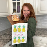 Pineapple Happiness Tea Towel – Summer Host Gift – Avery's Home