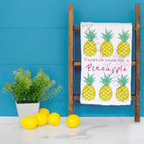 Pineapple Happiness Tea Towel – Summer Host Gift – Avery's Home